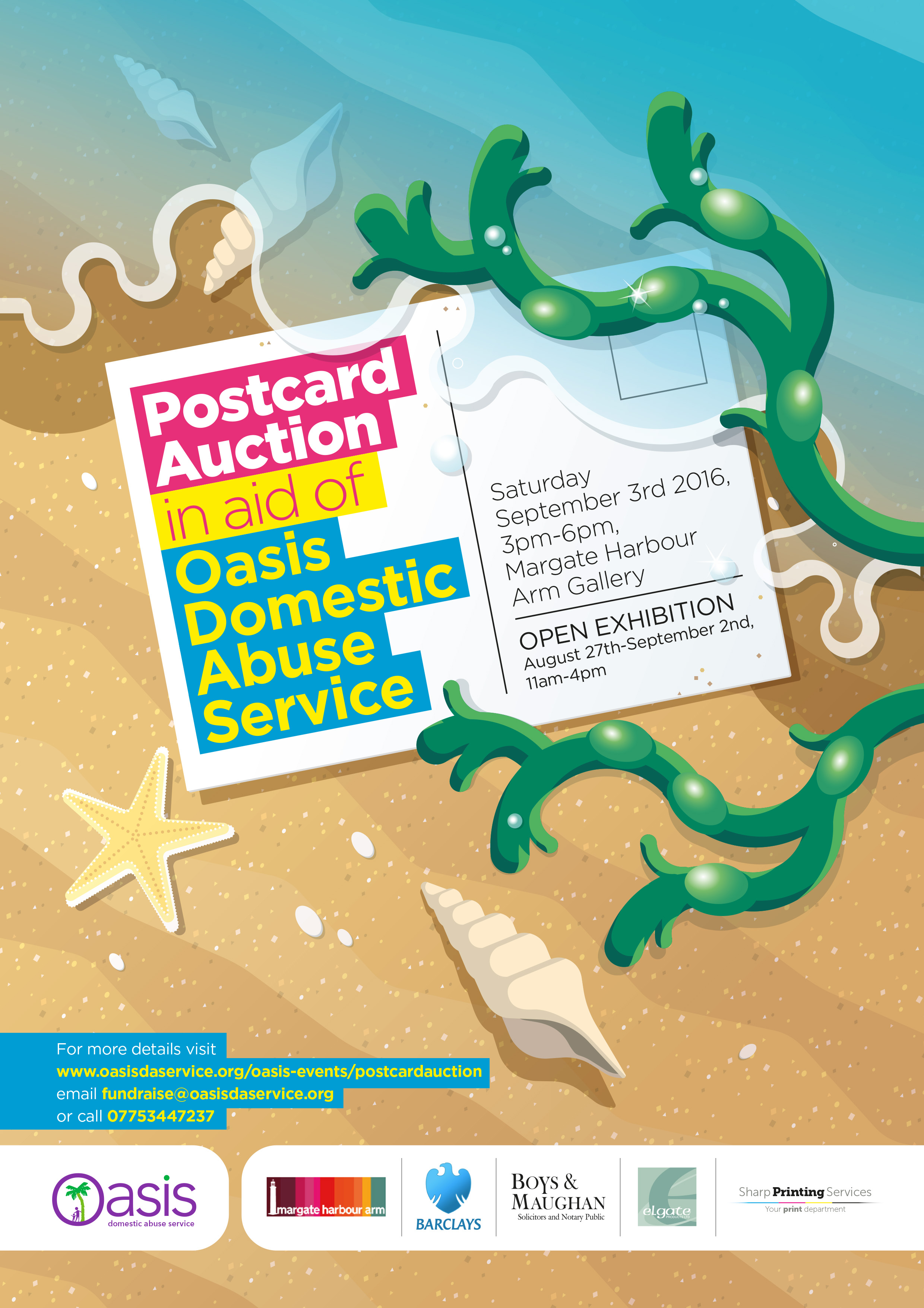 OASIS Postcard Auction 2016 A4